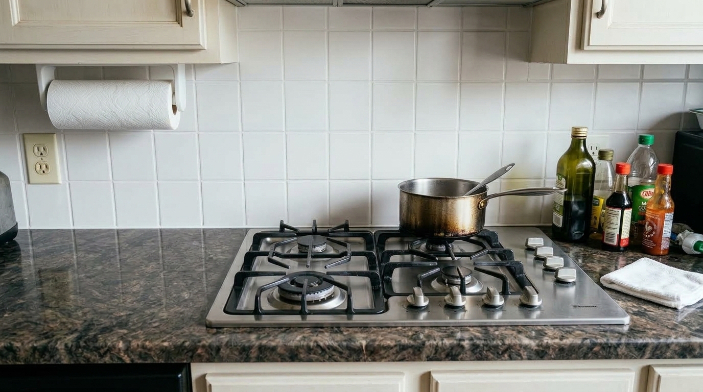 Clean Kitchen After Clean Shield Pro