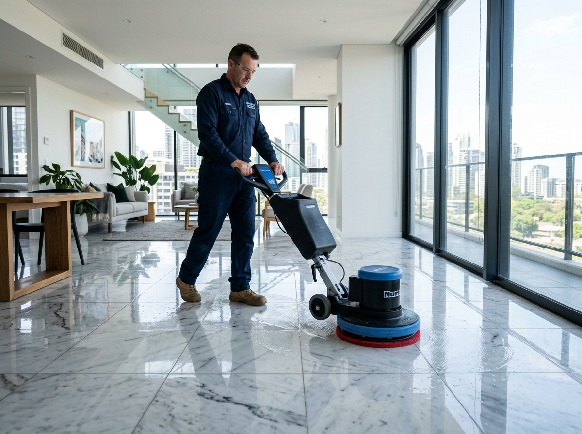 Floor Scrubbing & Polishing